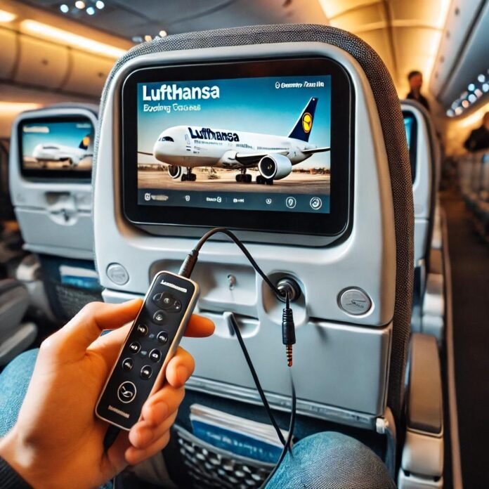 lufthansa 747 headphone jack
