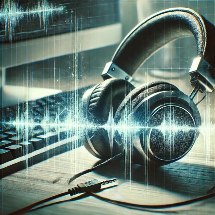 headphones static when connected to pc