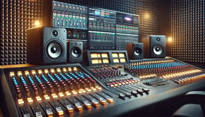 audio monitor wohler for broadcast station