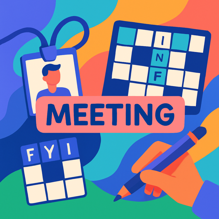 fyi meeting crossword